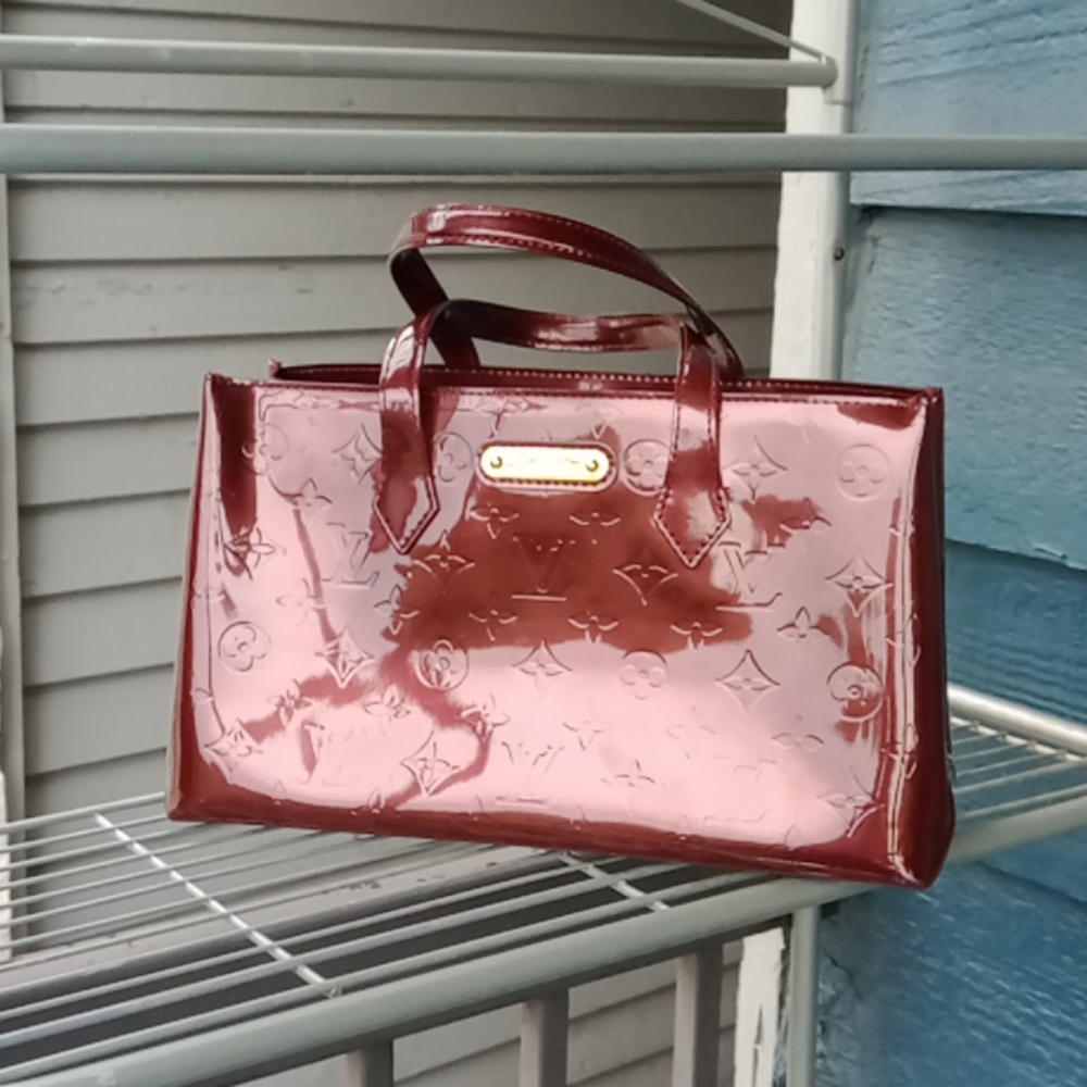Authentic Louis Vuitton Wilshire PM Rouge Bordeaux
